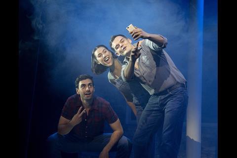 James Mateo-Salt, Jost St. Clair and Rebekah Lowings in Ghost the Musical